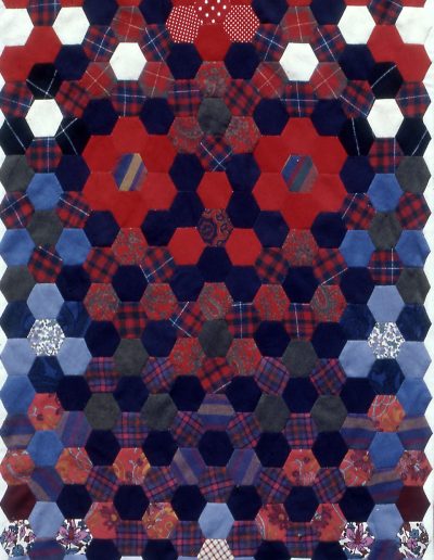 Nancy Tingey | 1979 | Cot quilt for Kate Martin | wool/cotton blend | 115x58cm