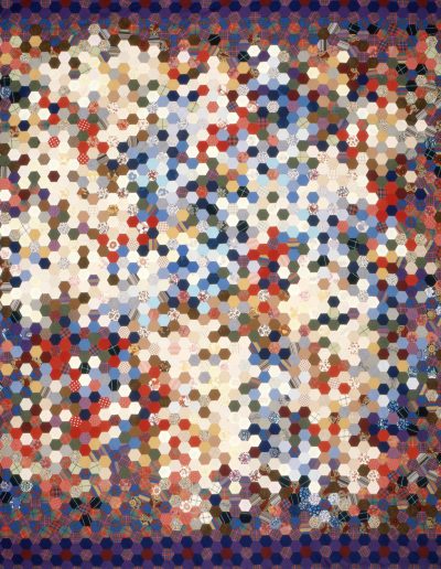 Nancy Tingey | 1980 | Triads | wool cotton blend | 225x225cm