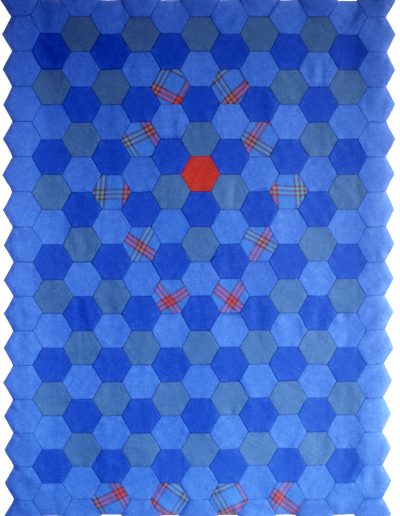 Nancy Tingey | 1985 | Colour Study for a Bright Baby | wool/cotton blend | 70x51cm