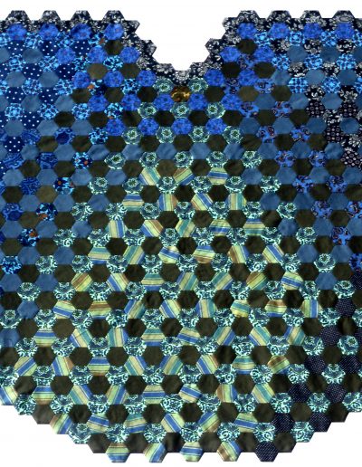Nancy Tingey | 1985 | Peacock Cape | wool/cotton blend | 115x190cm
