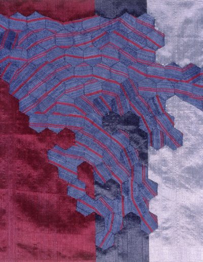 Nancy Tingey | 1994 | Renewing Ties | silk | 30x30cm